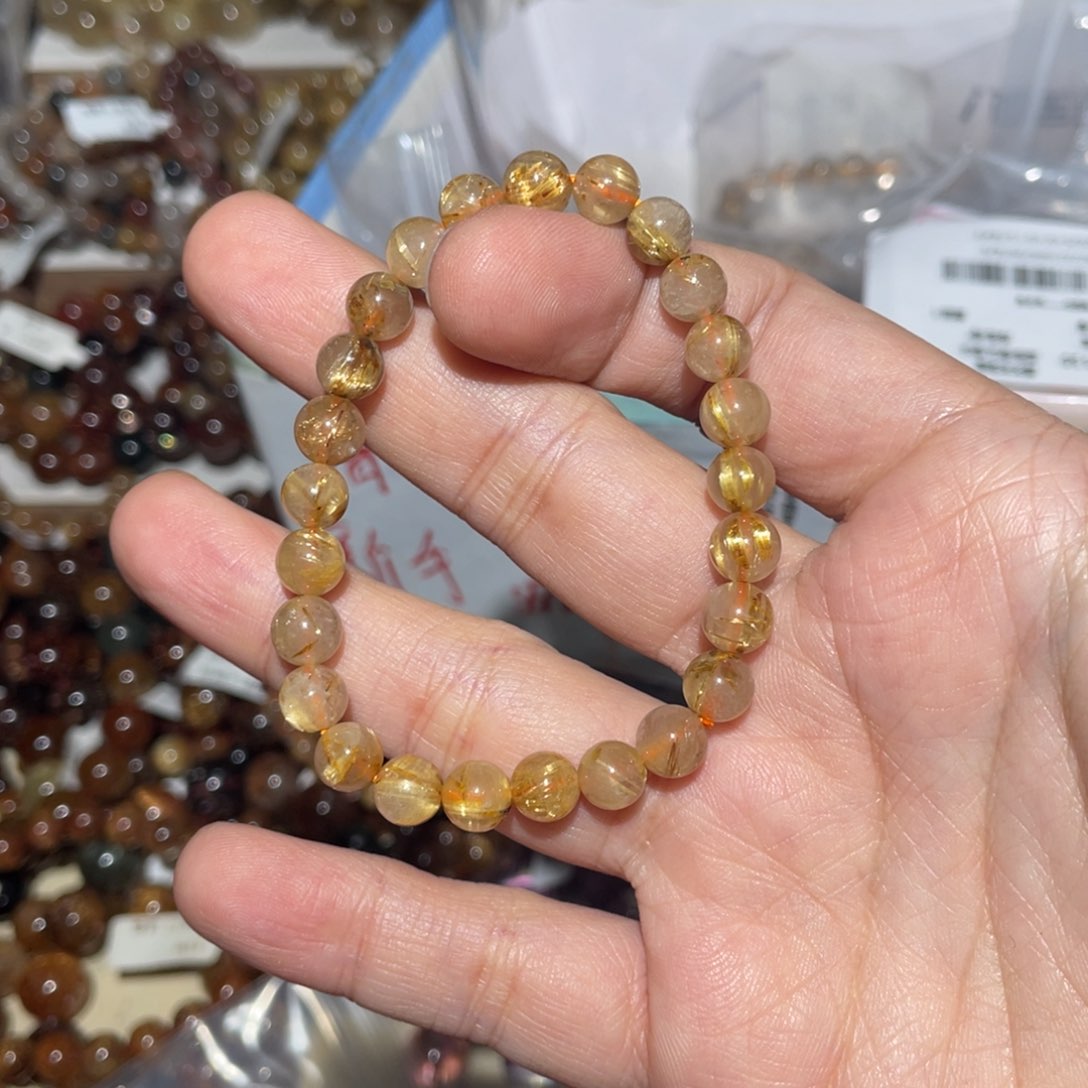 水晶手链未镶嵌豆*乳手链