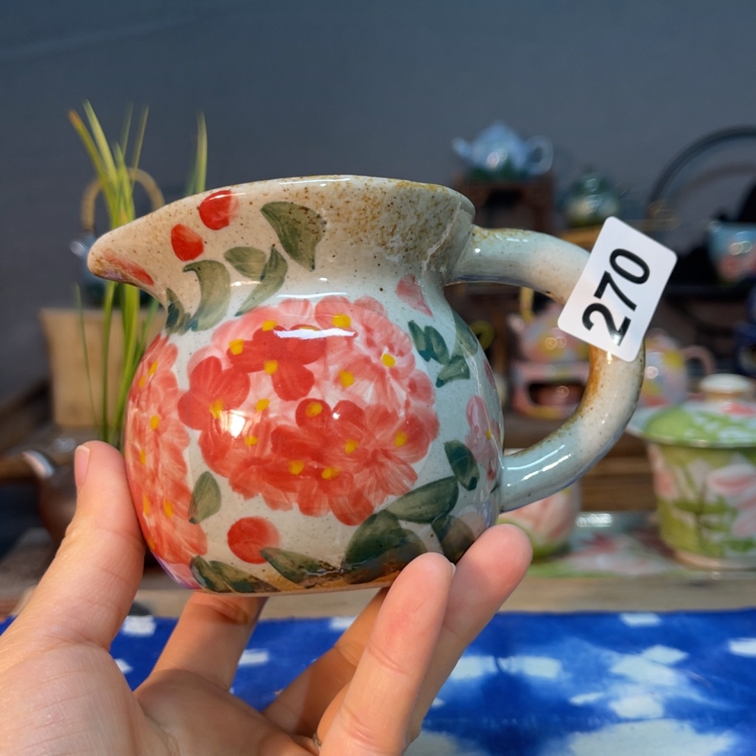 杯素浅陶瓷手工手绘