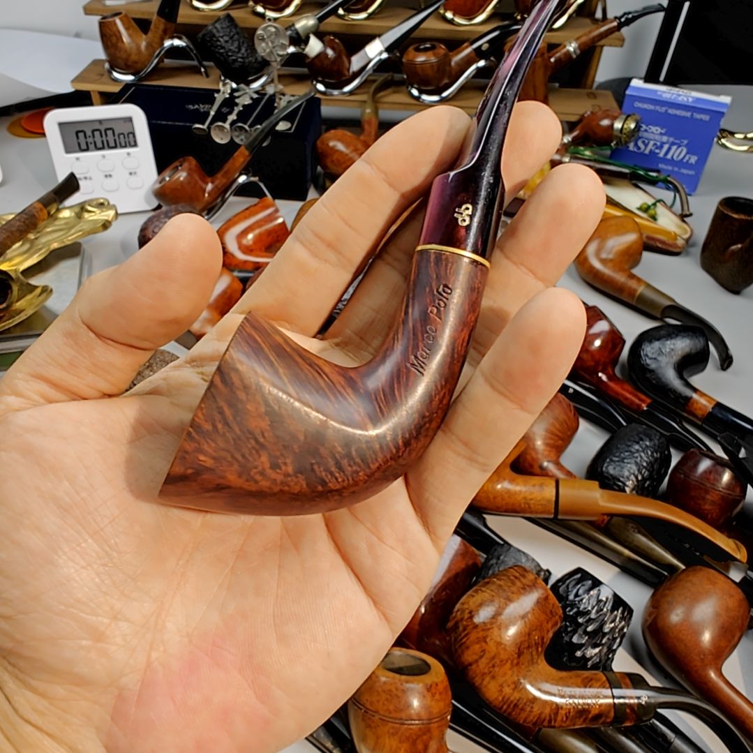 塞***猫塞北山猫老板专拍，石楠木烟斗