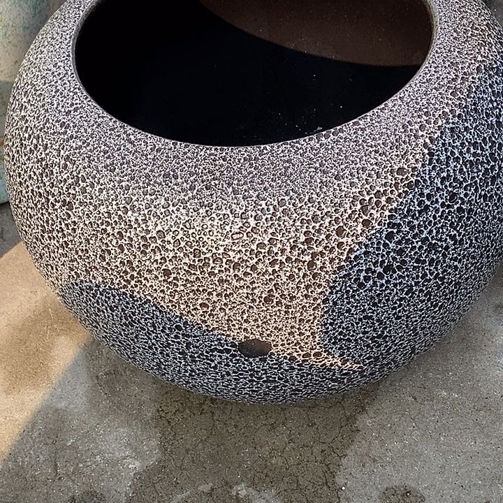 紫砂花盆内26.5高度33瑕疵龙蛋瑕疵