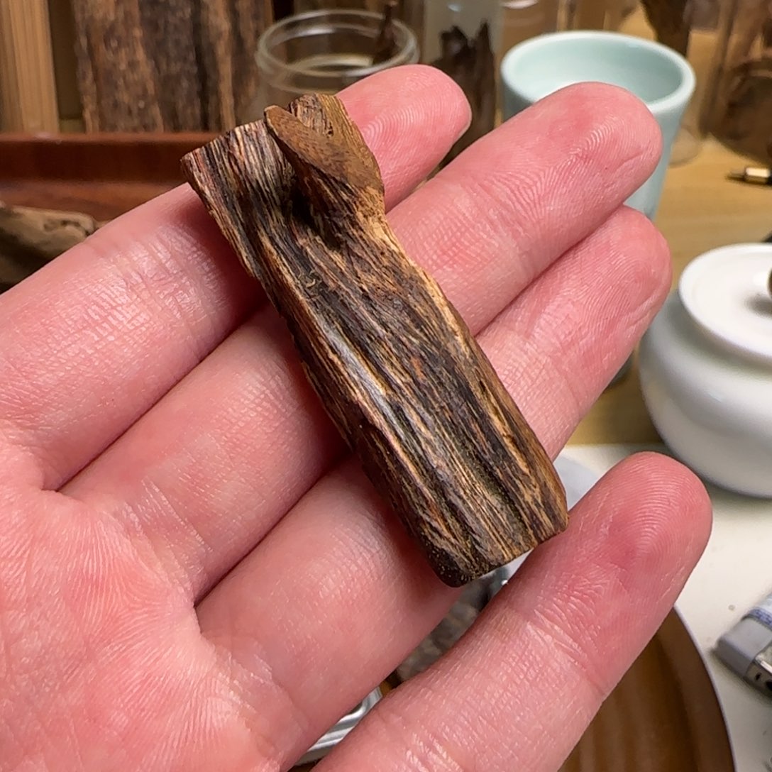 竹**鞋达拉干沉水树心沉香4.28g