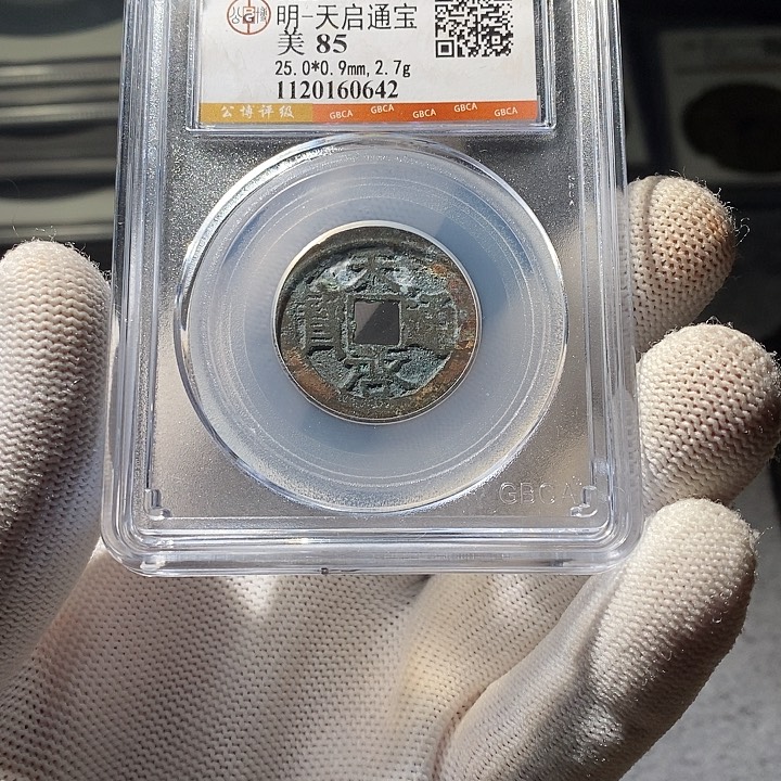 铜 ZL评级盒子币一个0642