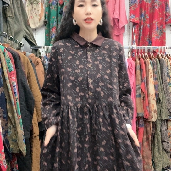 织绣招财猫麻裙887-13