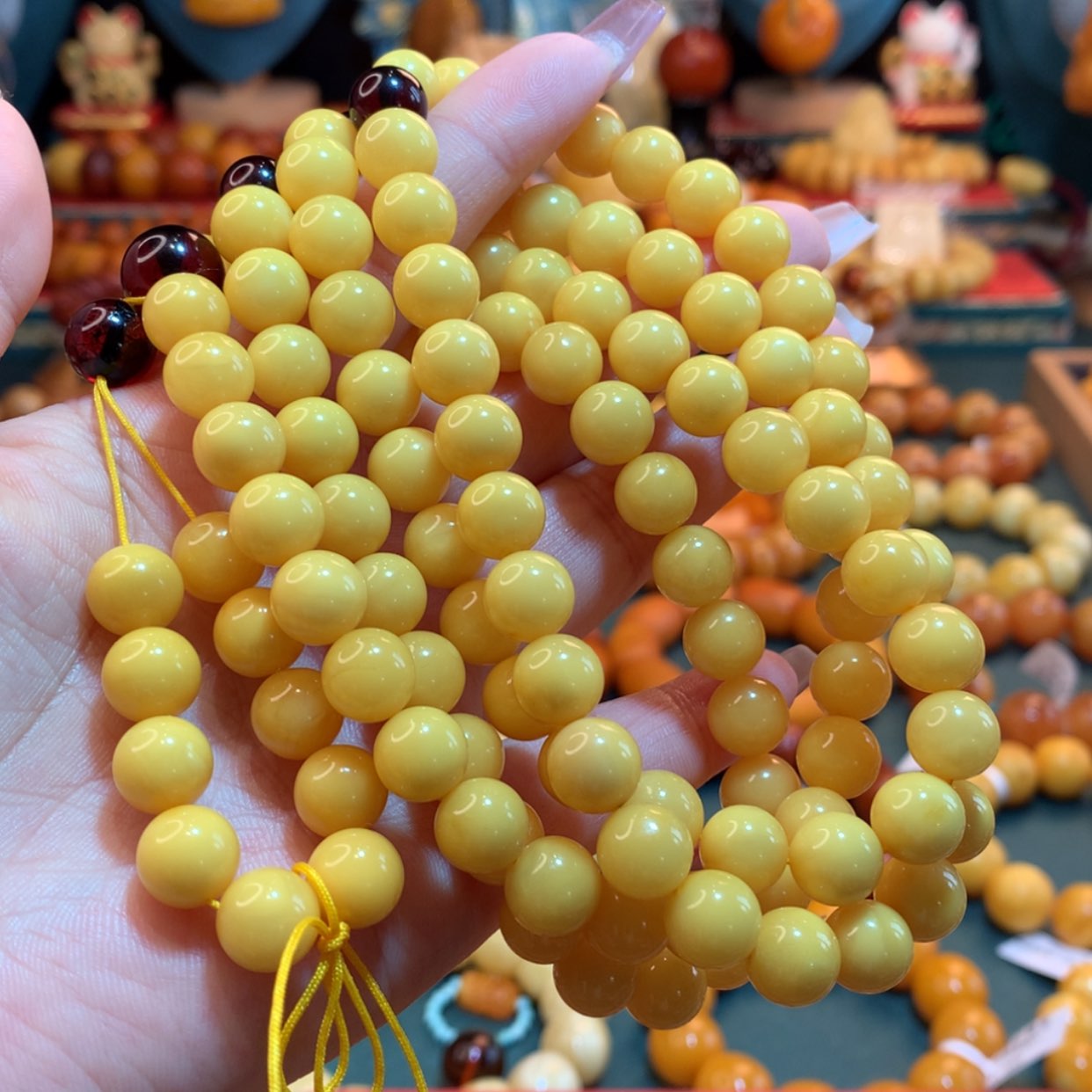 【闪购商品】蜜蜡手链未镶嵌蜜蜡手链