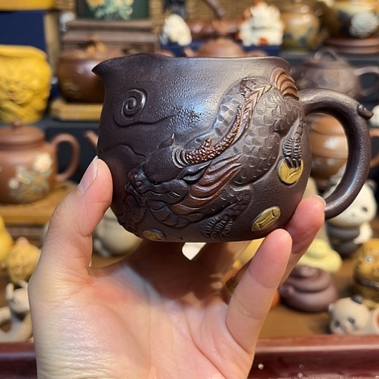 紫砂茶杯紫砂公道杯
