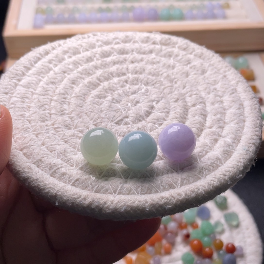 未镶嵌手链翡翠卡13马卡龙