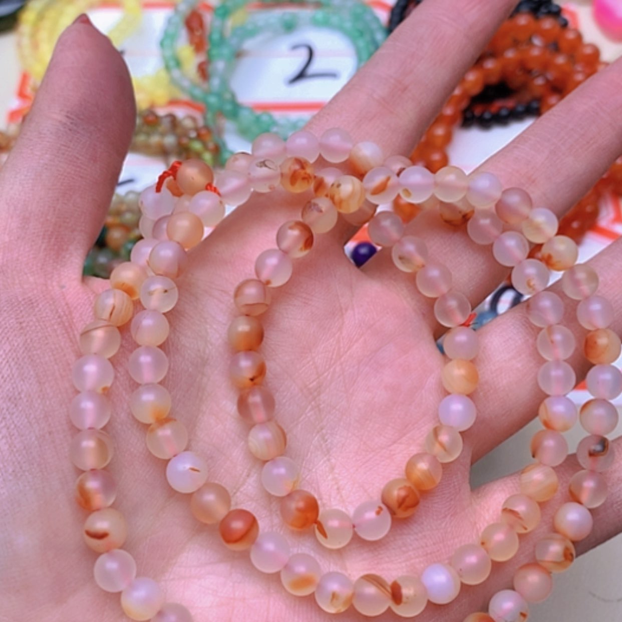 【闪购商品】未镶嵌玛瑙/玉髓珠宝半成品七**光