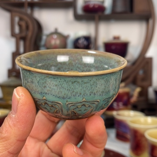 茶盏不*神后钧瓷茶器