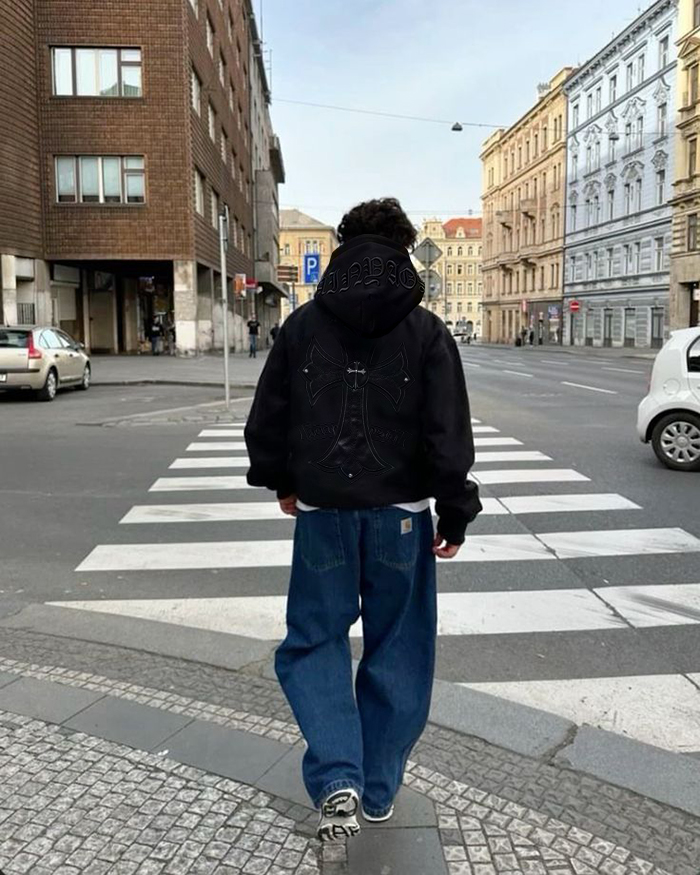 【重生】 25秋冬新款重磅全棉连帽外套卫衣男女同款80735