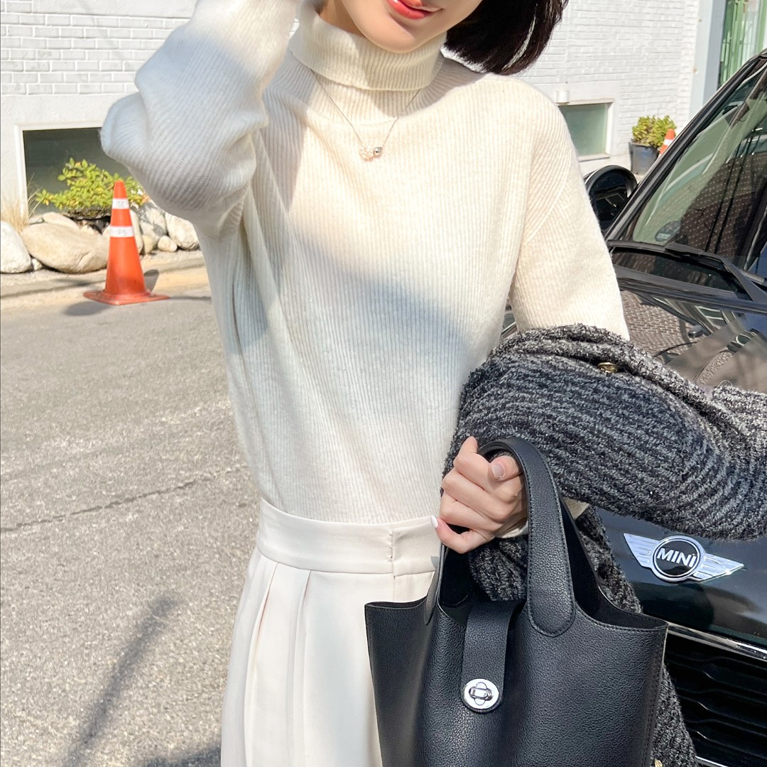 【金丝肌底衫】四色高领+半高领毛衣FS210S065+FS210S066