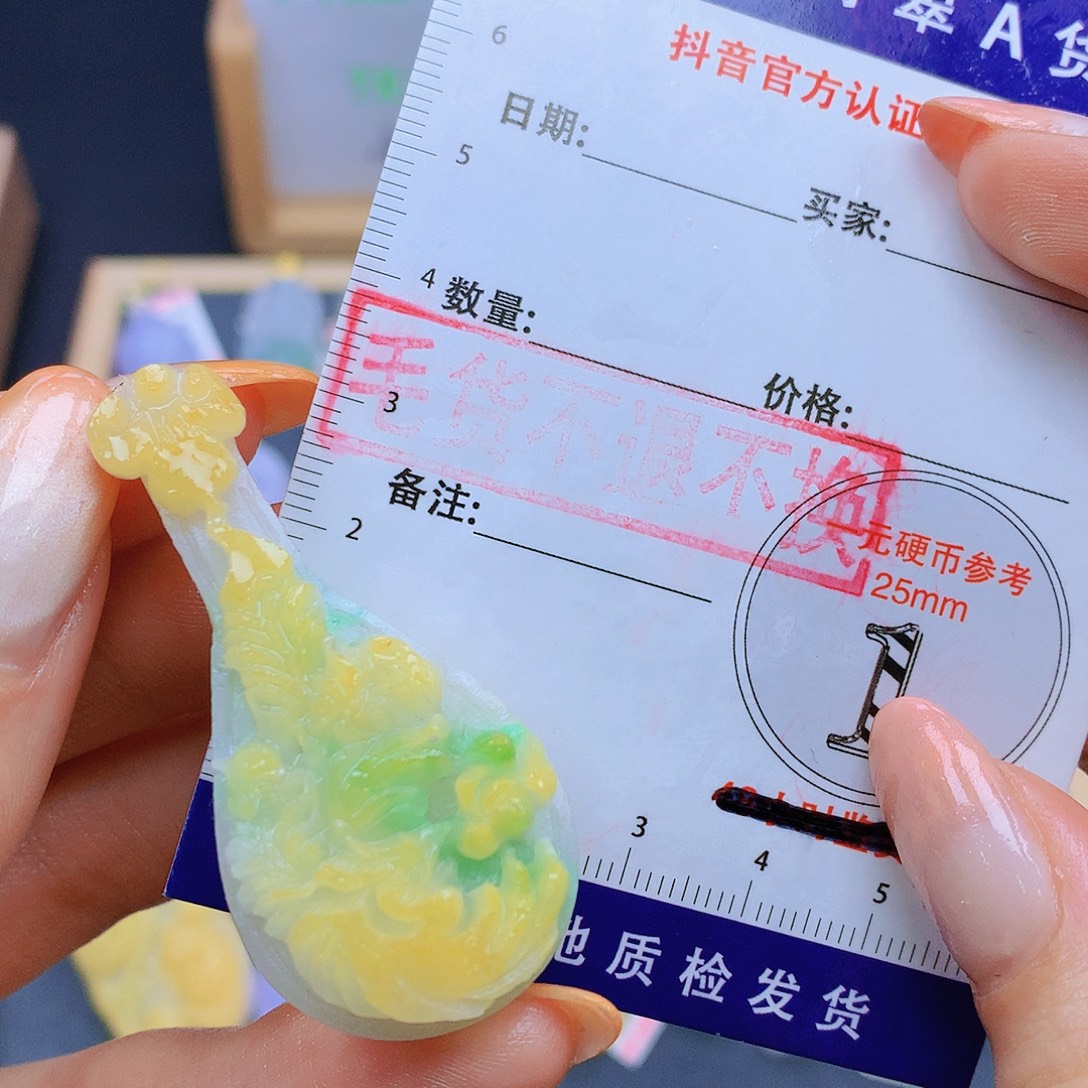 翡翠未镶嵌颈饰翡翠