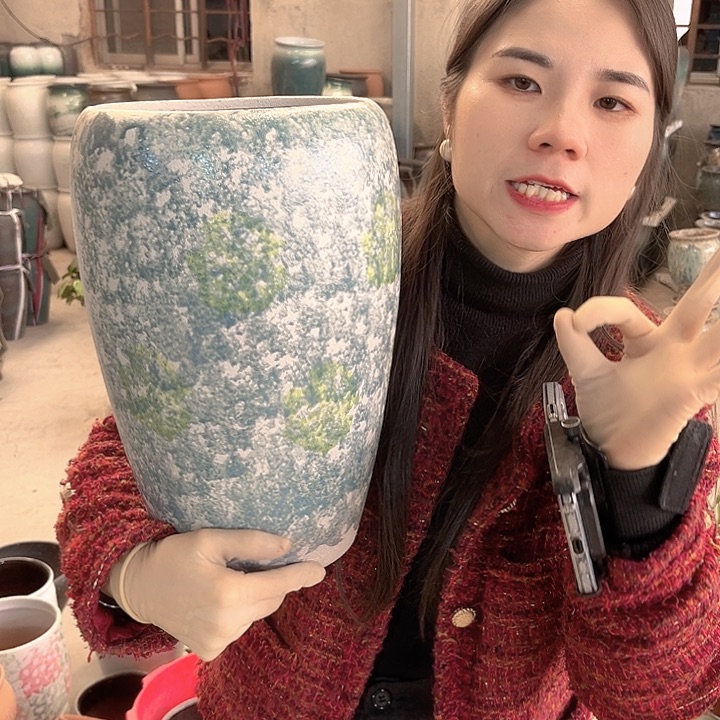 正品口20高33花盆……