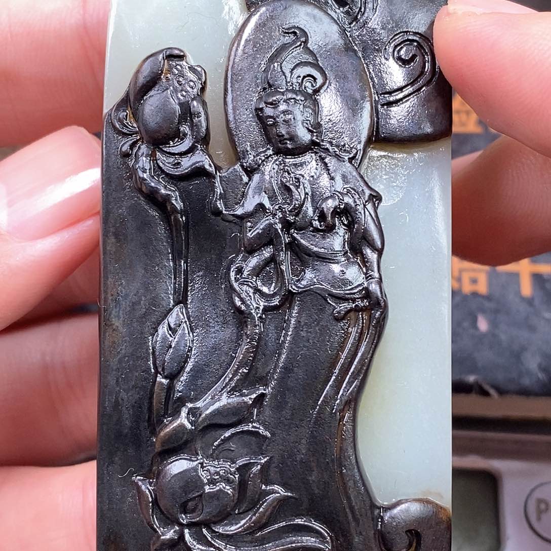 和田玉挂件未镶嵌