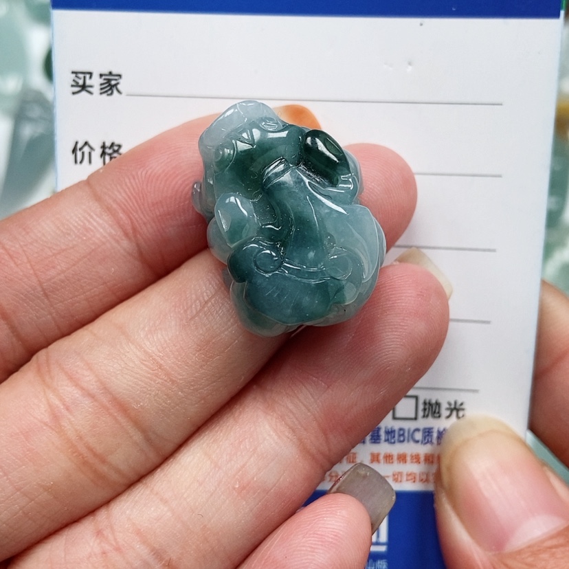【闪购商品】翡翠颈饰未镶嵌貔貅