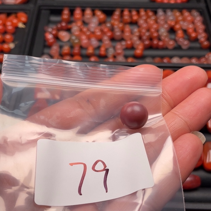 南红玛瑙珠子未镶嵌好**✨