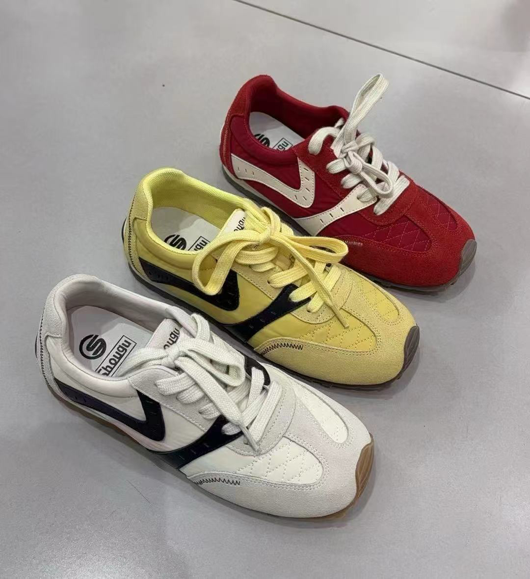 【海南简爱】新款时尚百搭真皮软底女款德训鞋18553