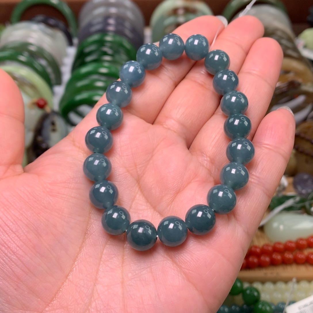 翡翠未镶嵌手链手串