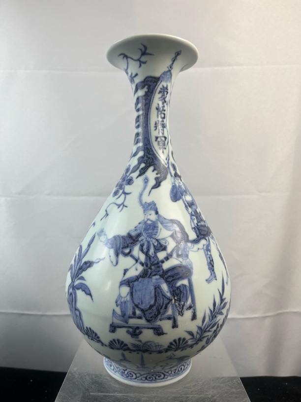 陶瓷工艺品、接胎处有10公分左右的釉裂线、优惠出