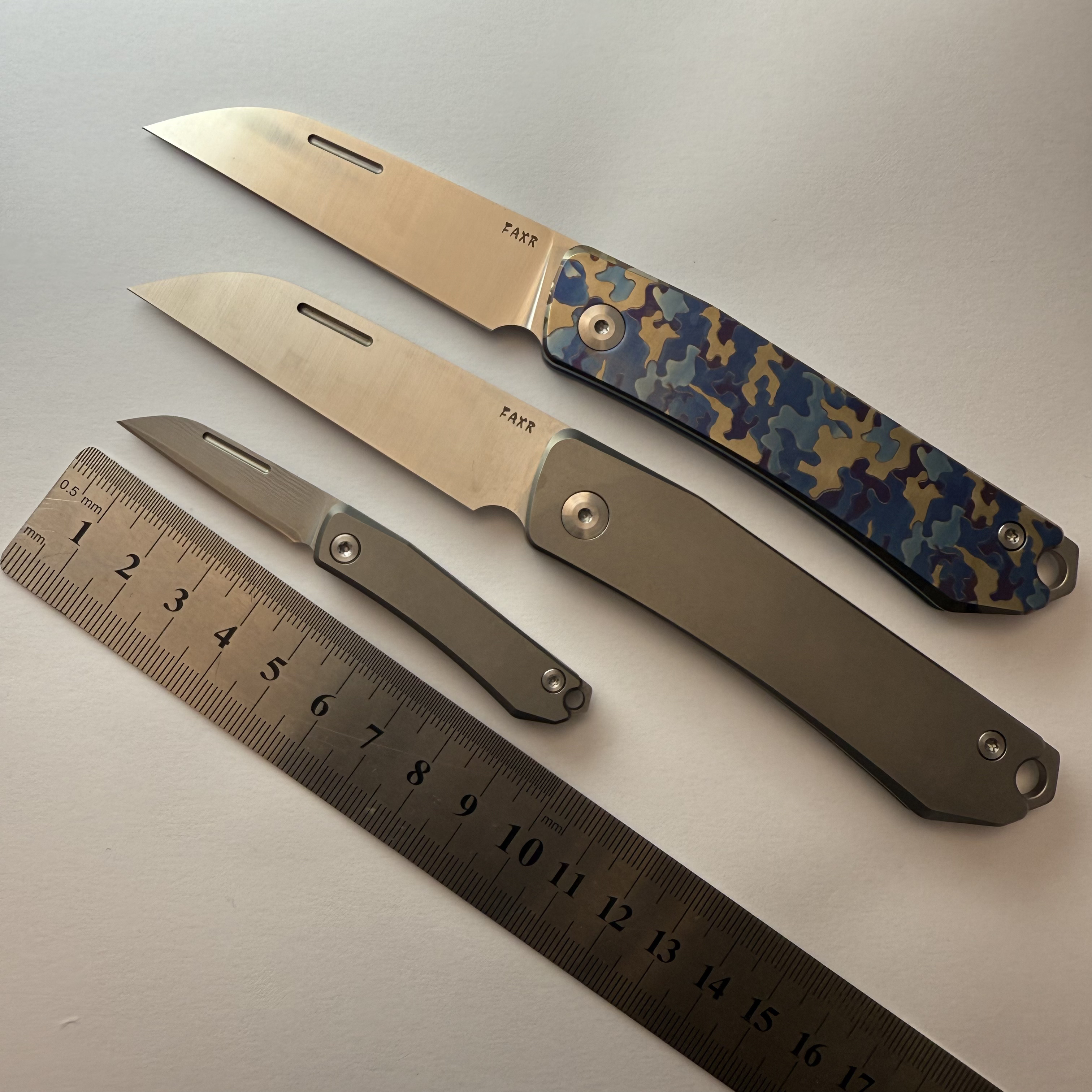 M390无锁背簧折叠刀（水果刀 嫁接刀）