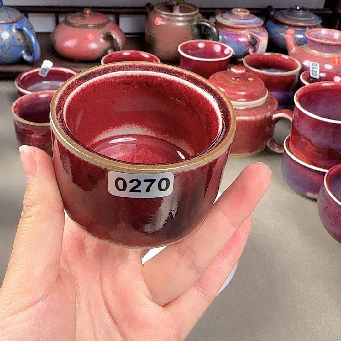 小鸿钧瓷 泥泥钧瓷 瑕0270