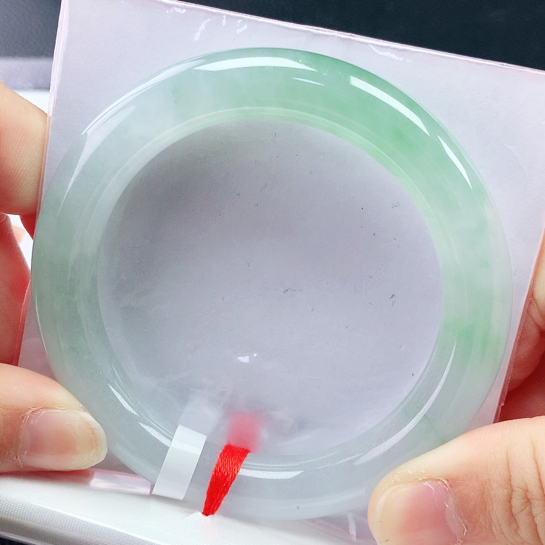 未镶嵌手镯翡翠55圈