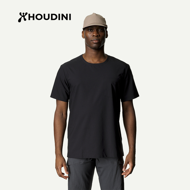HOUDINI胡丁尼 Cover Tee 守护 男户外凉爽圆领快干衬衫短袖T恤