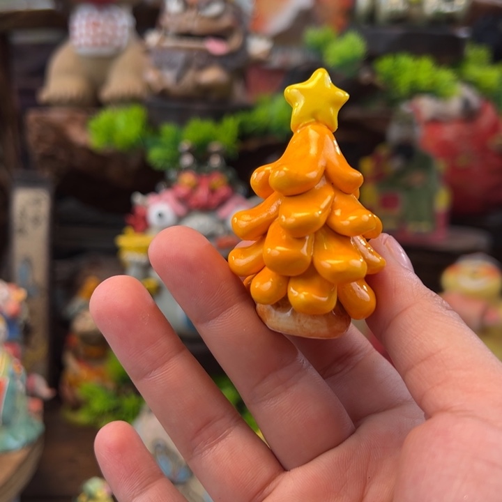 陶摆件小镇青花每日有新品