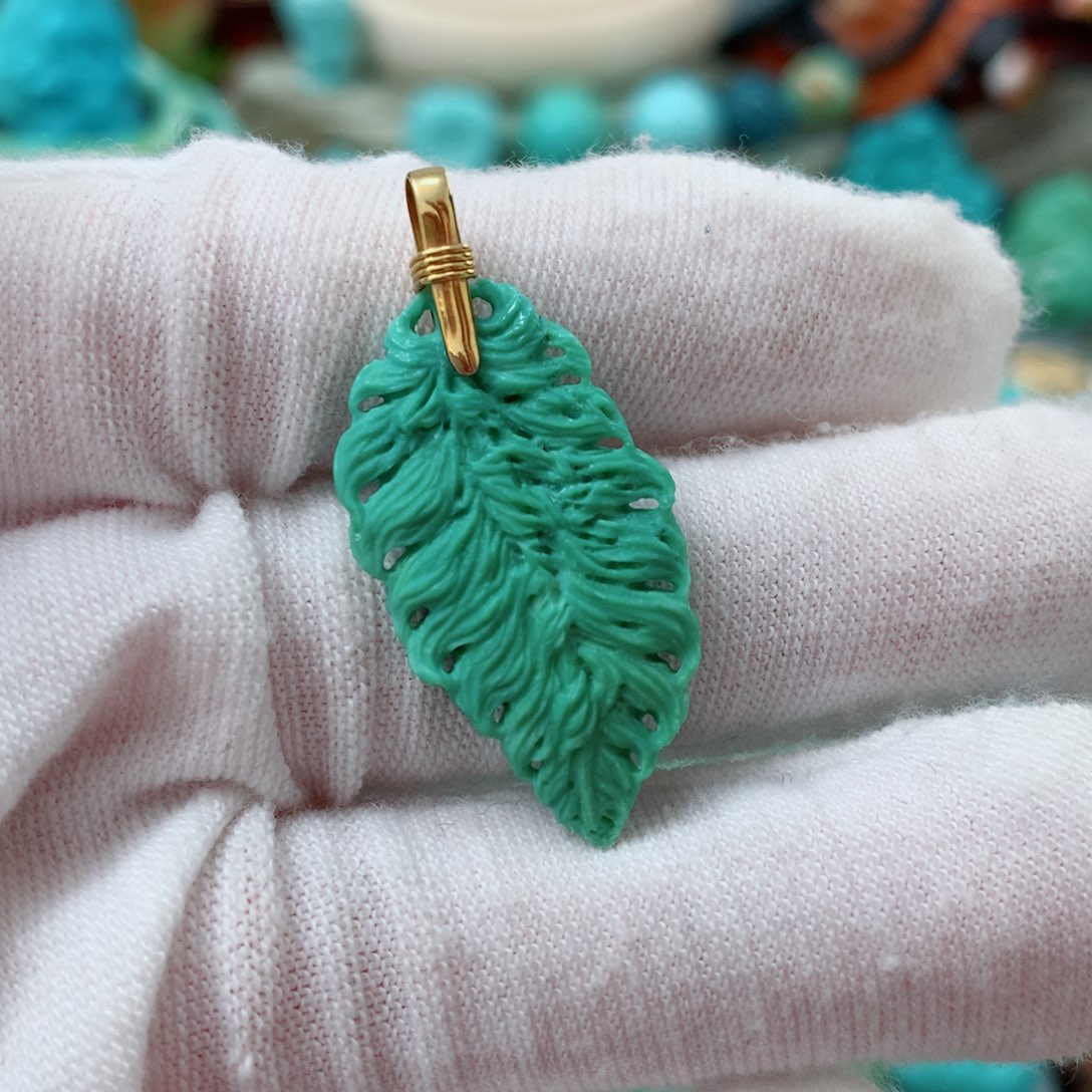 未镶嵌绿松石珠宝奇石