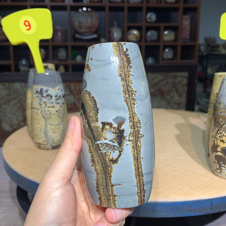 ，广西国画石摆件，收藏观赏