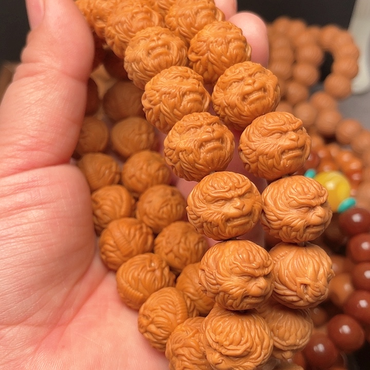 猴头核桃手串无*期黑