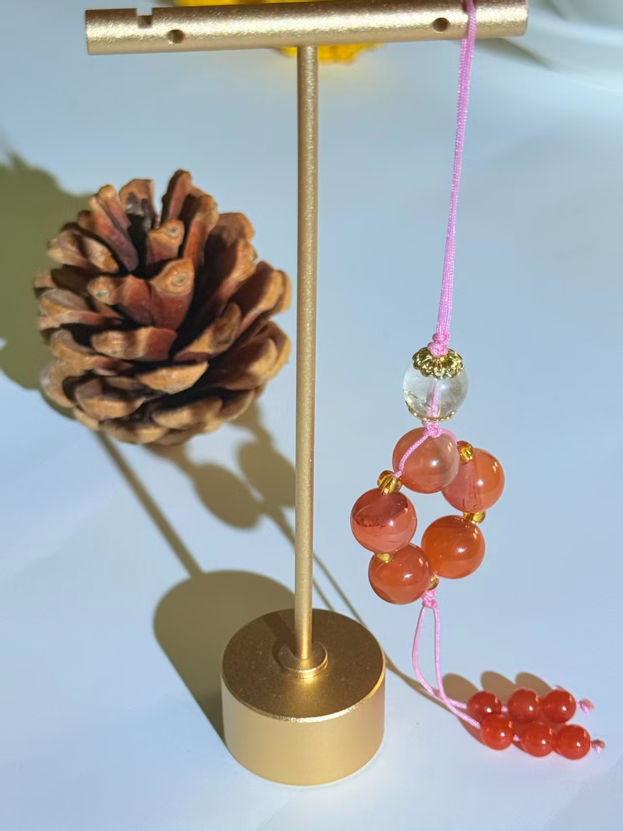 天然水晶手机挂件汽车挂件精致时尚招才多样性发一