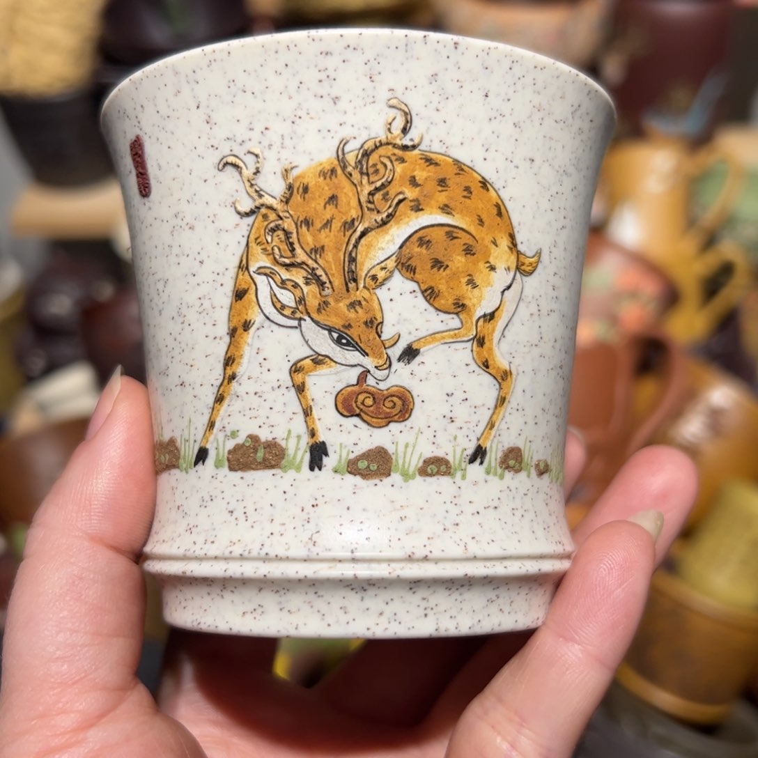紫砂茶杯宜兴紫砂主人杯