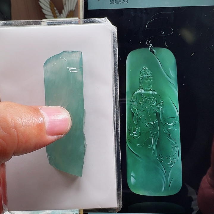 定制翡翠未镶嵌翡翠首饰