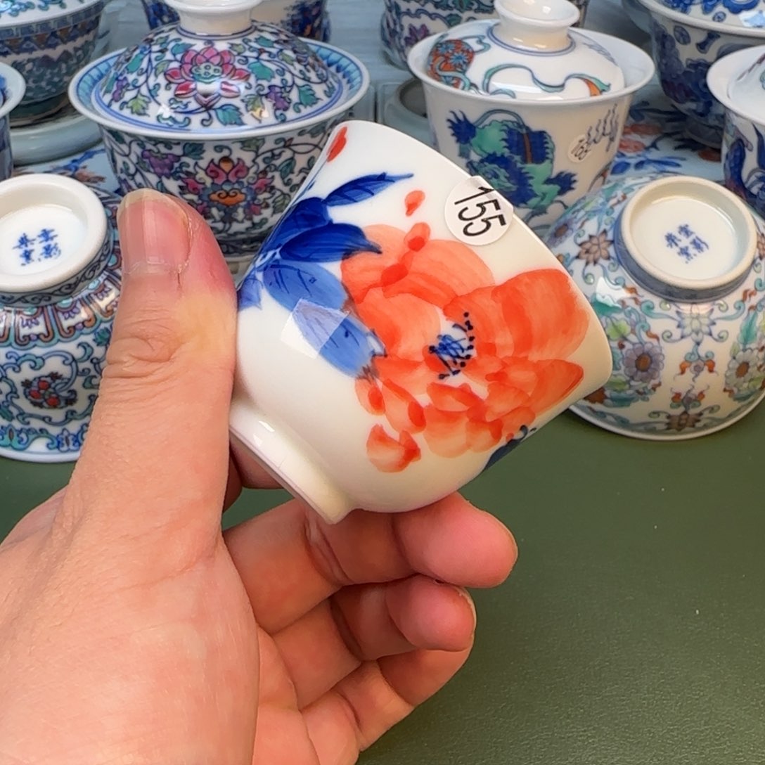 彦祖纯手工手绘茶具155