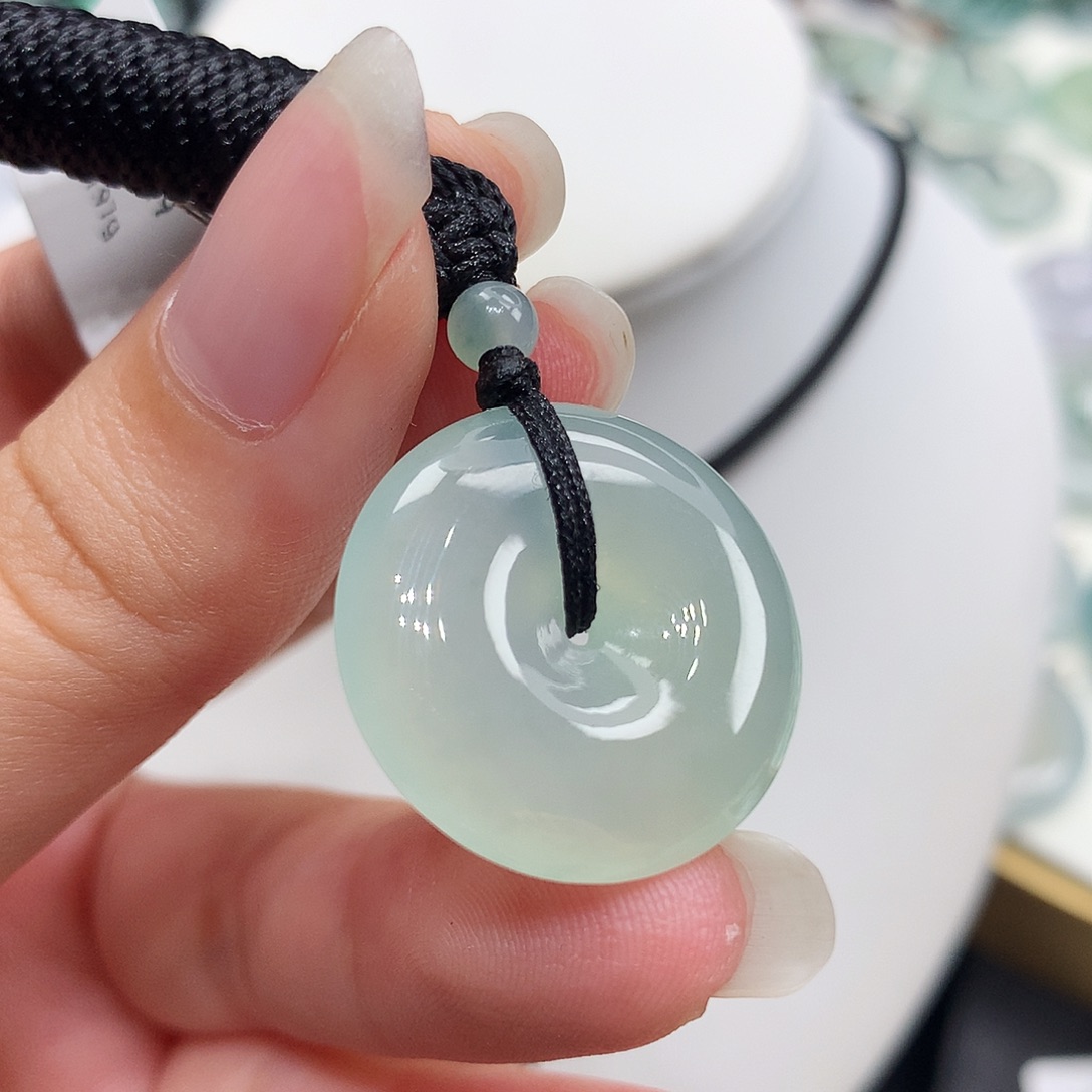 翡翠未镶嵌胸饰翡翠37，23.5/5.6