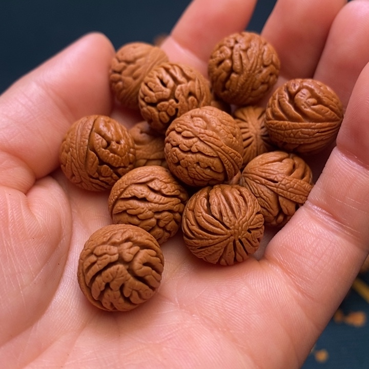 桃核吊坠秋*野生密纹绣球