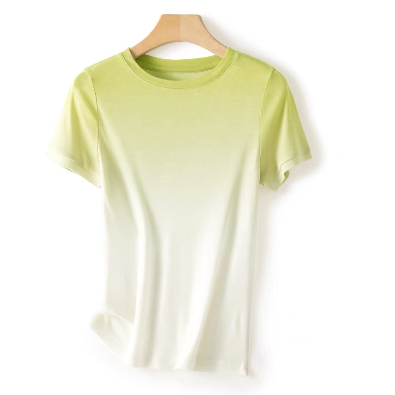 体恤男女同款渐变色