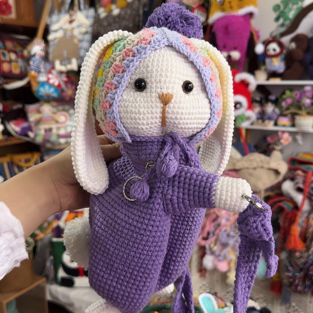 纯棉兔子包包玩偶包