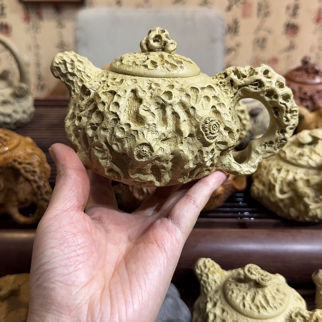 紫砂茶壶本绿供春