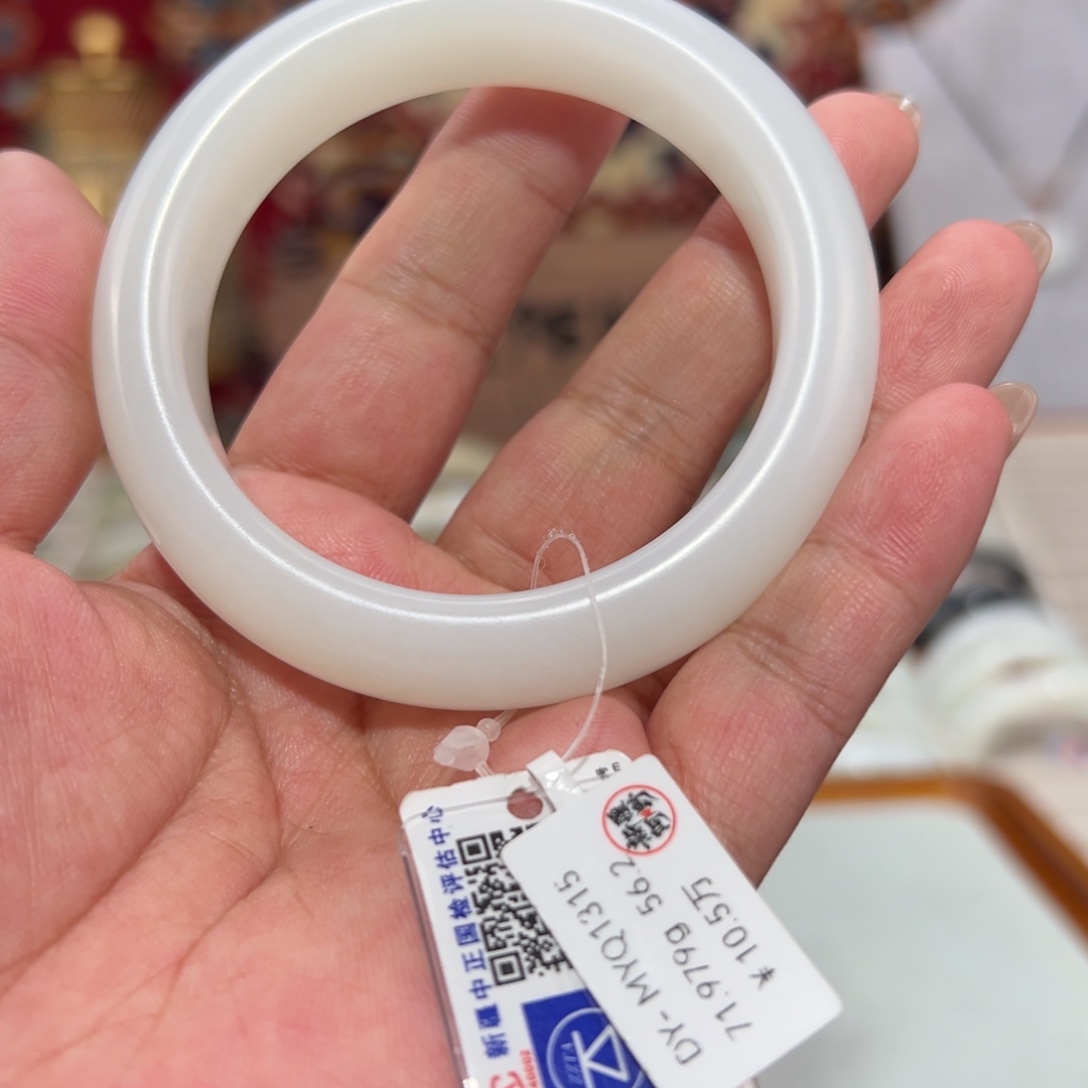 和田玉未镶嵌手镯天然新疆和田玉羊脂玉