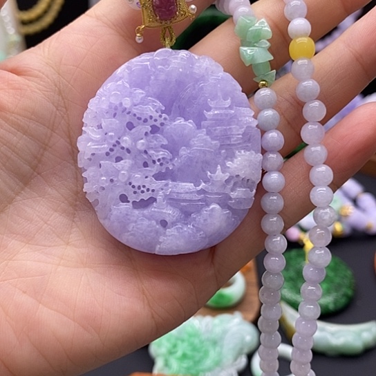 翡翠未镶嵌颈饰翡翠吊坠