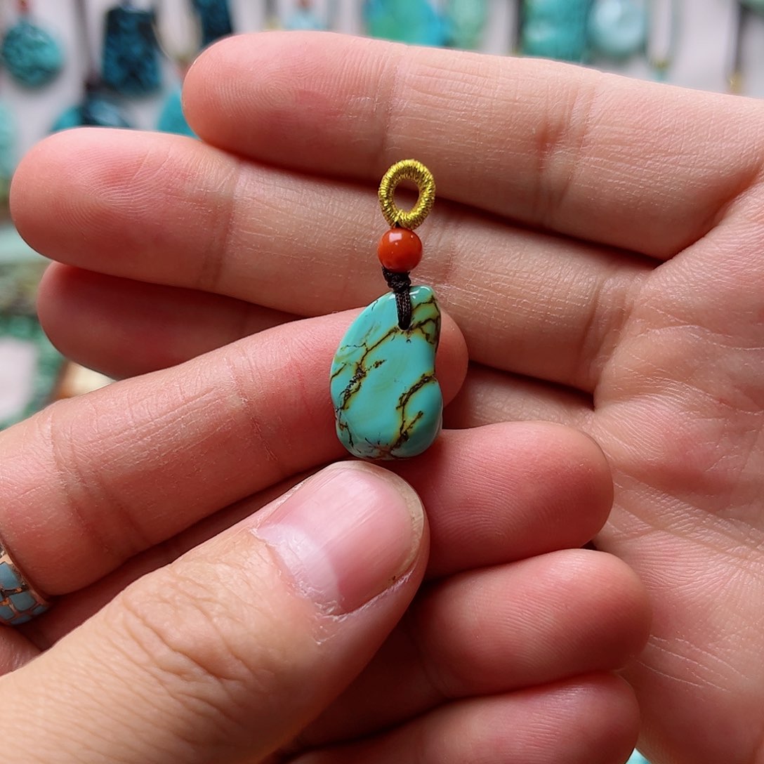 绿松石珠宝奇石未镶嵌