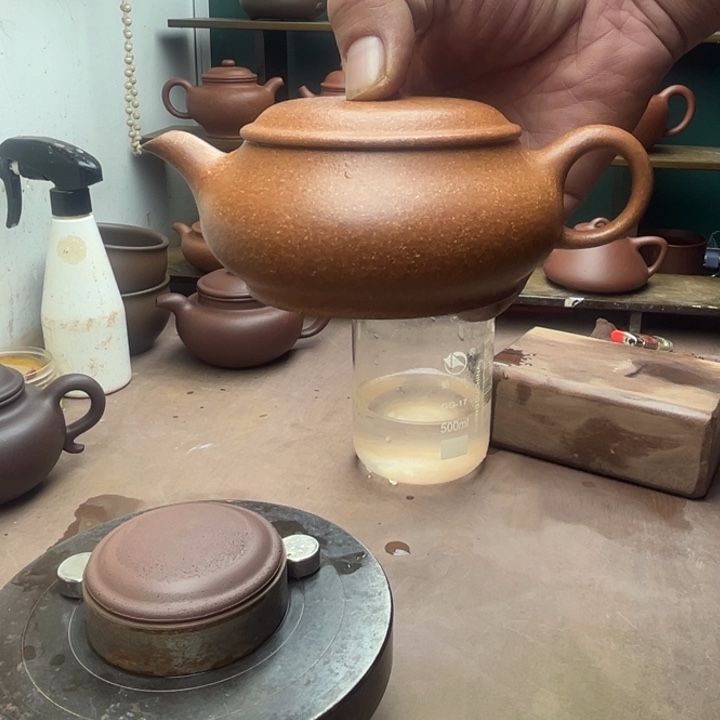 紫砂茶壶名卢原矿无添加容量220