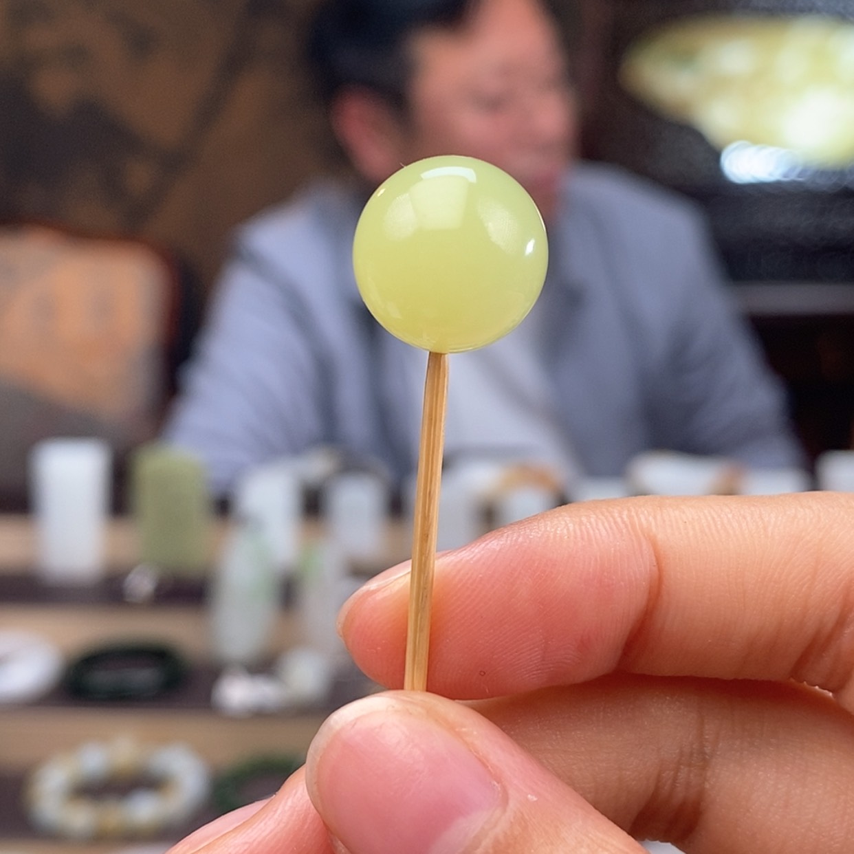 【闪购商品】和田玉单珠未镶嵌