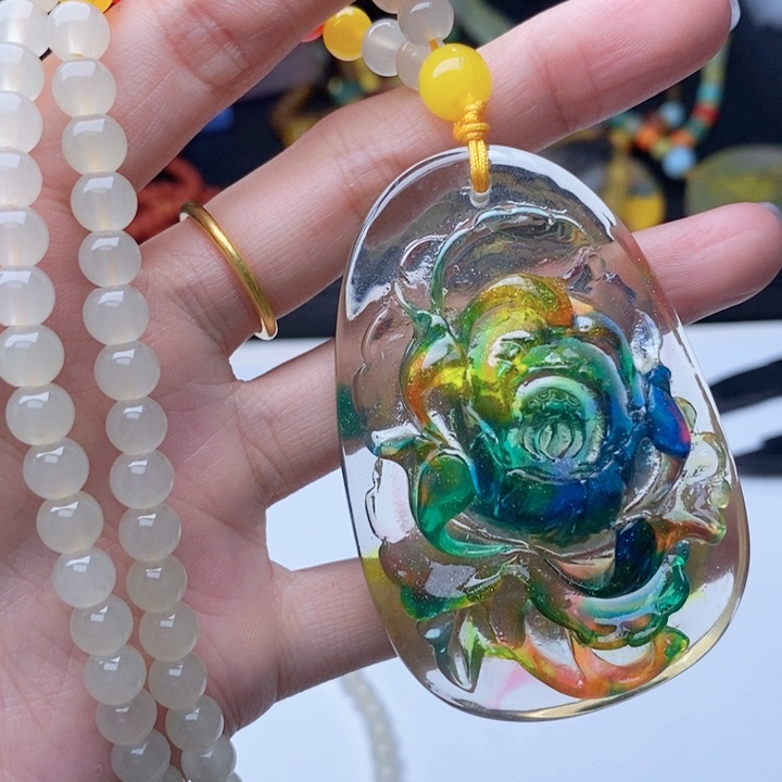 蜜蜡颈饰未镶嵌62套装