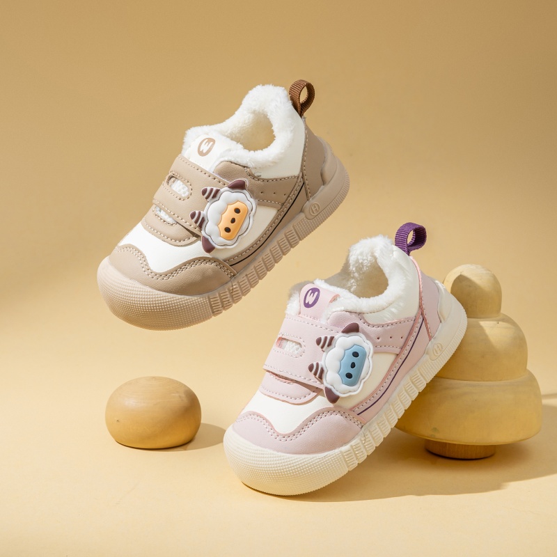 宝宝棉鞋2025冬季新款加绒加厚婴幼儿棉鞋防滑男女童鞋学步鞋二棉