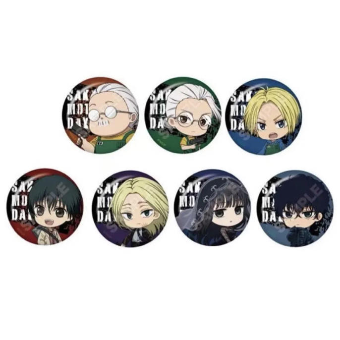 【坂本日常】泼墨/主角Breeze吧唧 日谷盲盒