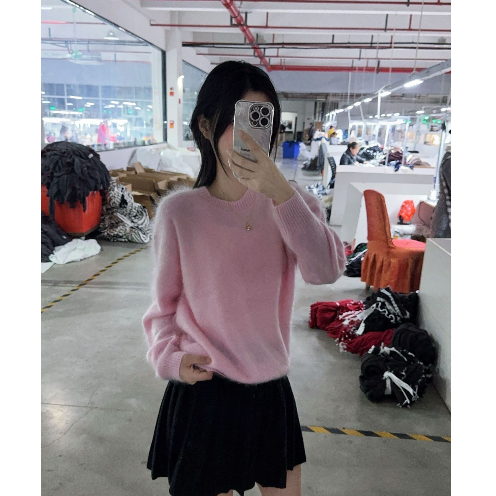 2025【炸总精选】拉毛羊绒时尚圆领百搭针织开衫L786