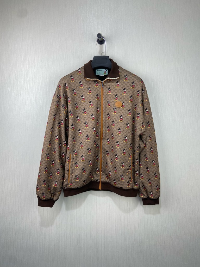 99新 GUCCI/古驰 男/M/经典老花米老鼠外套/16800/JM6125