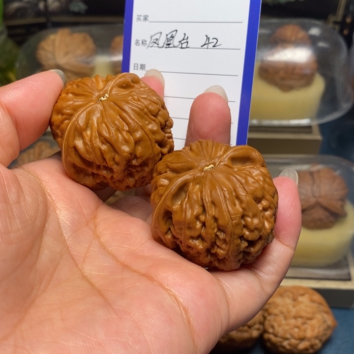【闪购商品】把件文玩核桃德*社凤凰台
